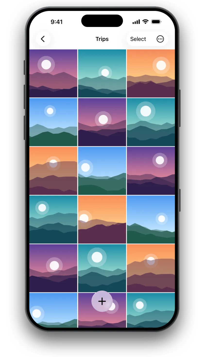 A folder of photos in SwiftLocker